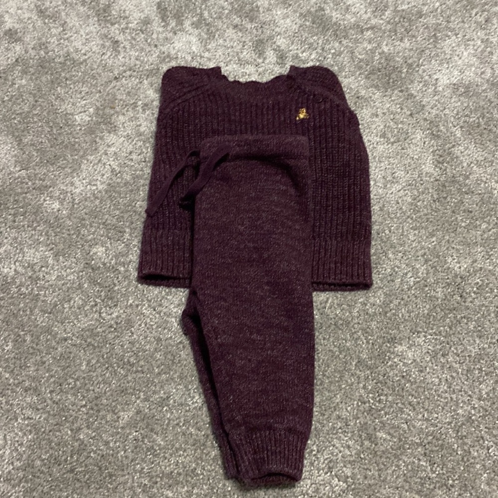 Baby gap sweater set 3-6 months